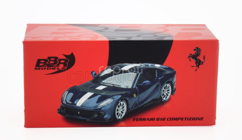 Bbr-models Ferrari 812 Competizione 2021 1:64 Modrá Tour De France Bílá