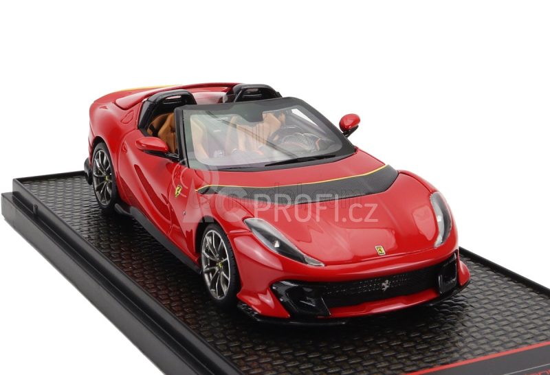 Bbr-models Ferrari 812 Competizione A Spider 2022 1:43 Rosso Corsa 322 - Červená