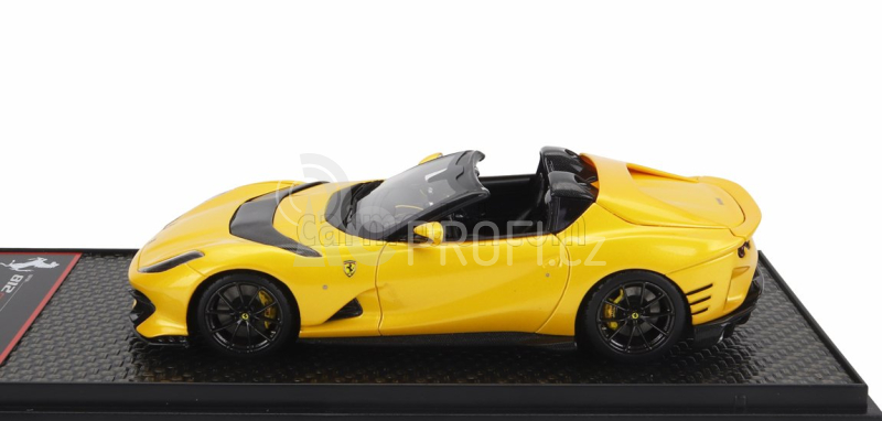 Bbr-models Ferrari 812 Competizione A Spider 2022 - Black Wheels 1:43, žlutá