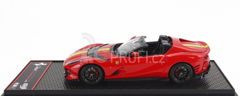 Bbr-models Ferrari 812 Competizione A Spider 2022 - Black Wheels 1:43, červená
