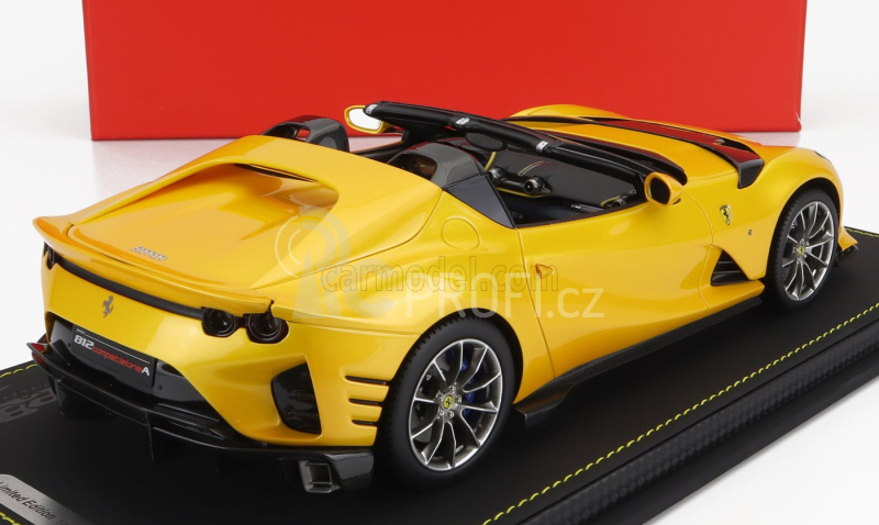 Bbr-models Ferrari 812 Competizione A Spider 2022 1:18, žlutá