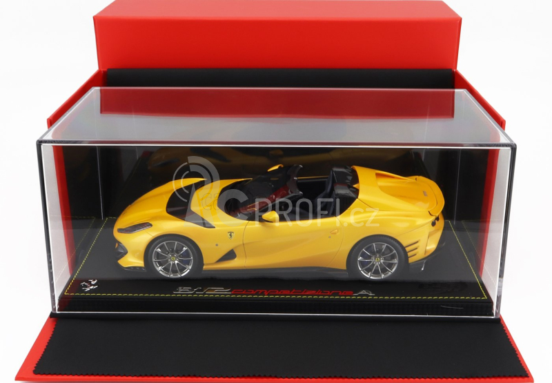 Bbr-models Ferrari 812 Competizione A Spider 2022 1:18, žlutá
