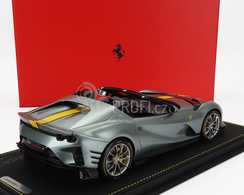 Bbr-models Ferrari 812 Competizione A Spider 2022 1:18, šedá