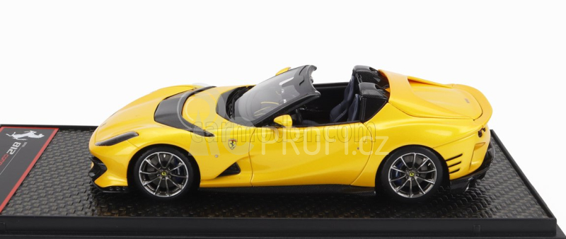 Bbr-models Ferrari 812 Competizione A Spider 2022 - Silver Wheels 1:43, žlutá