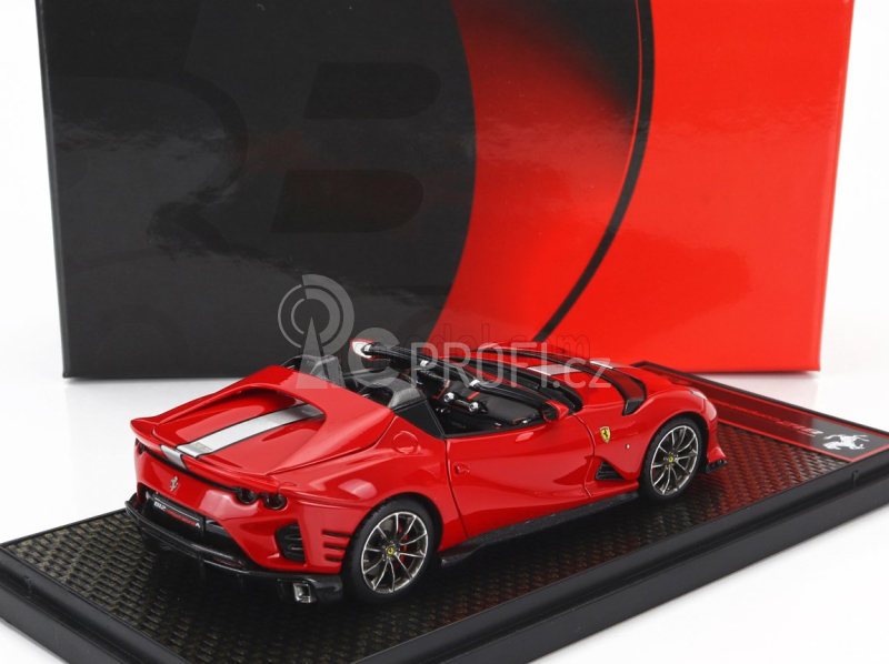 Bbr-models Ferrari 812 Competizione A Spider 2022 - Silver Wheels 1:43, červená