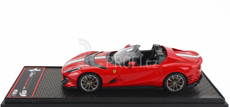 Bbr-models Ferrari 812 Competizione A Spider 2022 - Silver Wheels 1:43, červená