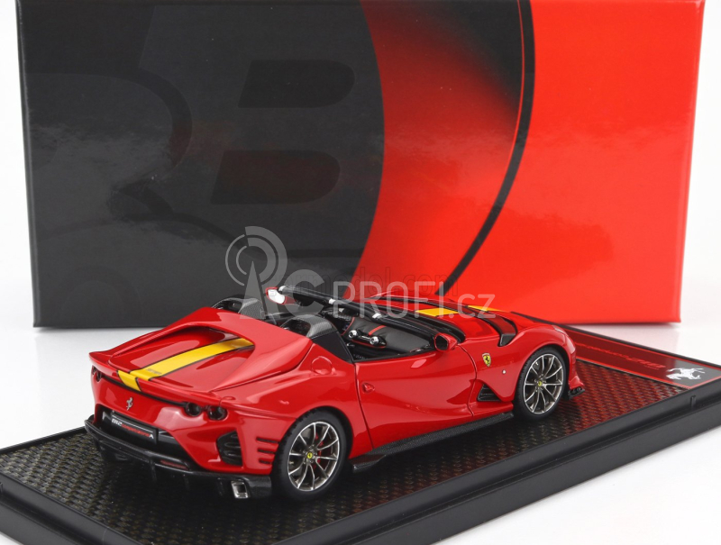 Bbr-models Ferrari 812 Competizione A Spider 2022 - Silver Wheels 1:43, červená