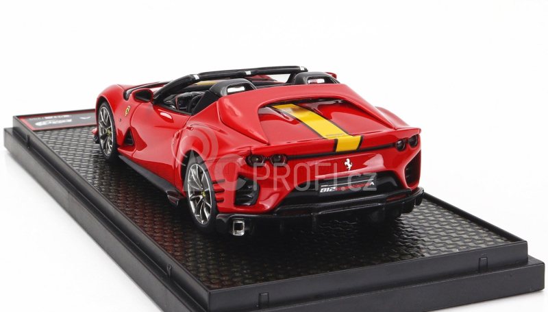 Bbr-models Ferrari 812 Competizione A Spider 2022 - Silver Wheels 1:43, červená