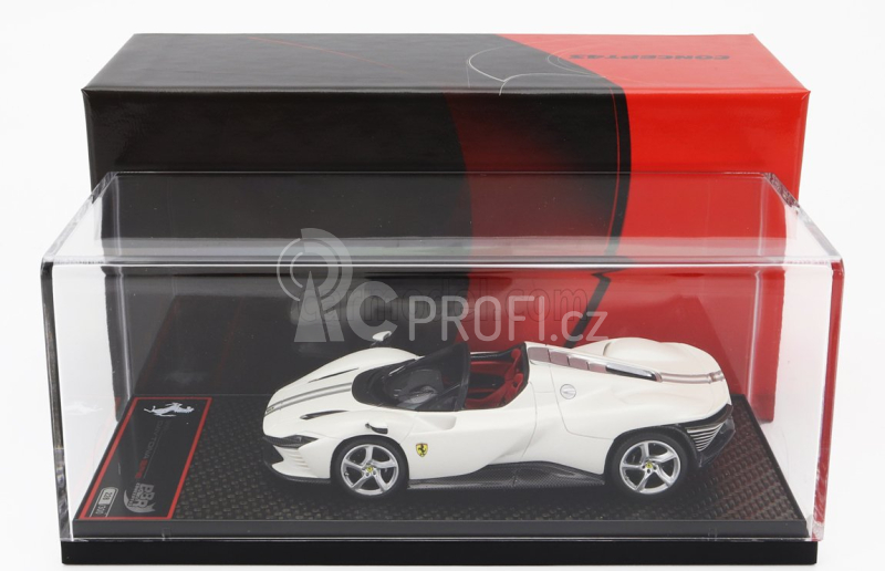 Bbr-models Ferrari Daytona Sp3 Open Roof Icona 2022 1:43 Bianco - Matná Bílá