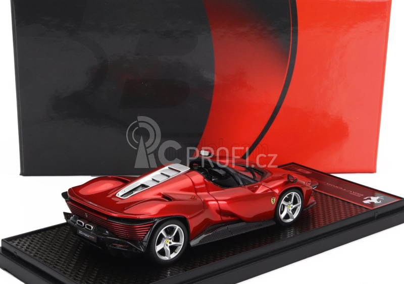 Bbr-models Ferrari Daytona Sp3 Open Roof Icona 2022 1:43 Rosso Metalizzato - Červený Met