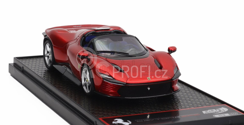 Bbr-models Ferrari Daytona Sp3 Open Roof Icona 2022 1:43 Rosso Metalizzato - Červený Met