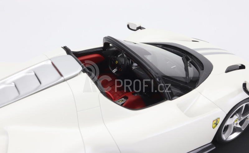 Bbr-models Ferrari Daytona Sp3 Open Roof Icona 2022 1:18, bílá