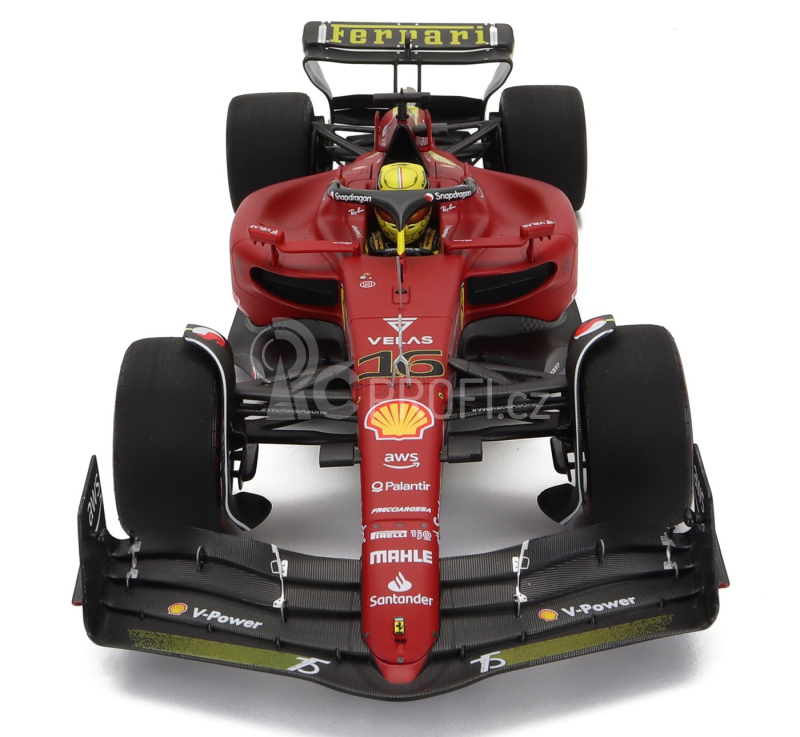 Bbr-models Ferrari F1-75 Team Scuderia Ferrari N 16 1:18, červená