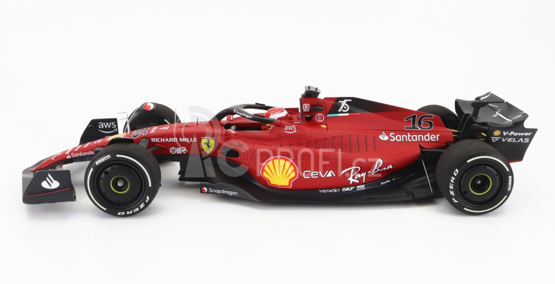 Bbr-models Ferrari F1-75 Team Scuderia Ferrari N 16 1:18, červená