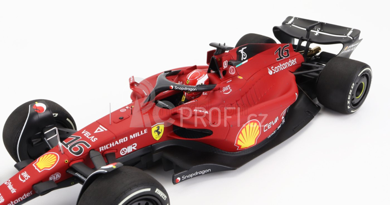 Bbr-models Ferrari F1-75 Team Scuderia Ferrari N 16 1:18, červená