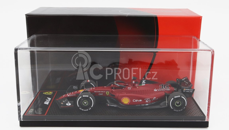 Bbr-models Ferrari F1-75 Team Scuderia Ferrari N 16 1:43, červená