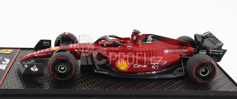 Bbr-models Ferrari F1-75 Team Scuderia Ferrari N 16 Winner Bahrain Gp 2022 Charles Leclerc 1:43 Red