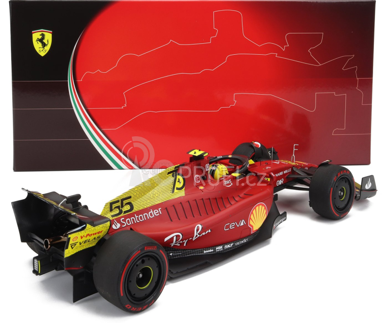 Bbr-models Ferrari F1-75 Team Scuderia Ferrari N 55 1:18, červená