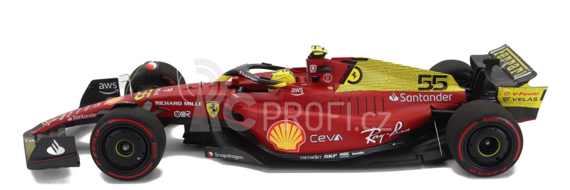 Bbr-models Ferrari F1-75 Team Scuderia Ferrari N 55 1:18, červená