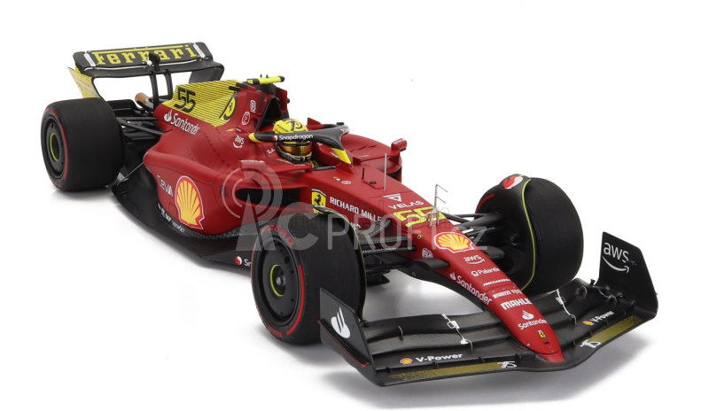 Bbr-models Ferrari F1-75 Team Scuderia Ferrari N 55 1:18, červená