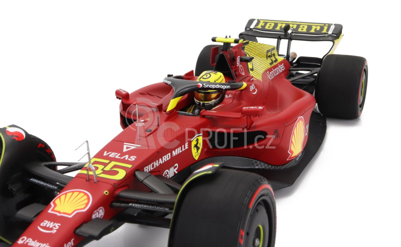 Bbr-models Ferrari F1-75 Team Scuderia Ferrari N 55 1:18, červená