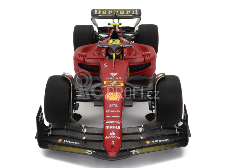 Bbr-models Ferrari F1-75 Team Scuderia Ferrari N 55 1:18, červená