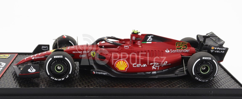 Bbr-models Ferrari F1-75 Team Scuderia Ferrari N 55 Australian Gp 2022 Carlos Sainz 1:43 Red