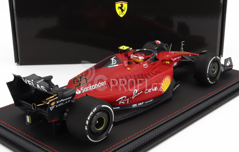 Bbr-models Ferrari F1-75 Team Scuderia Ferrari N 55 1:18, červená