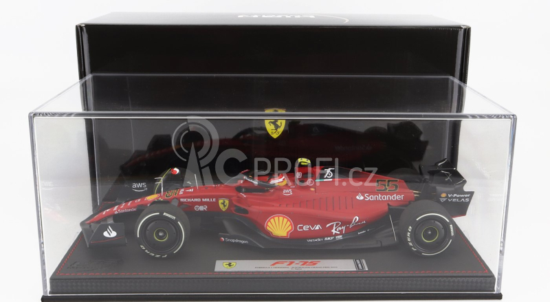 Bbr-models Ferrari F1-75 Team Scuderia Ferrari N 55 1:18, červená