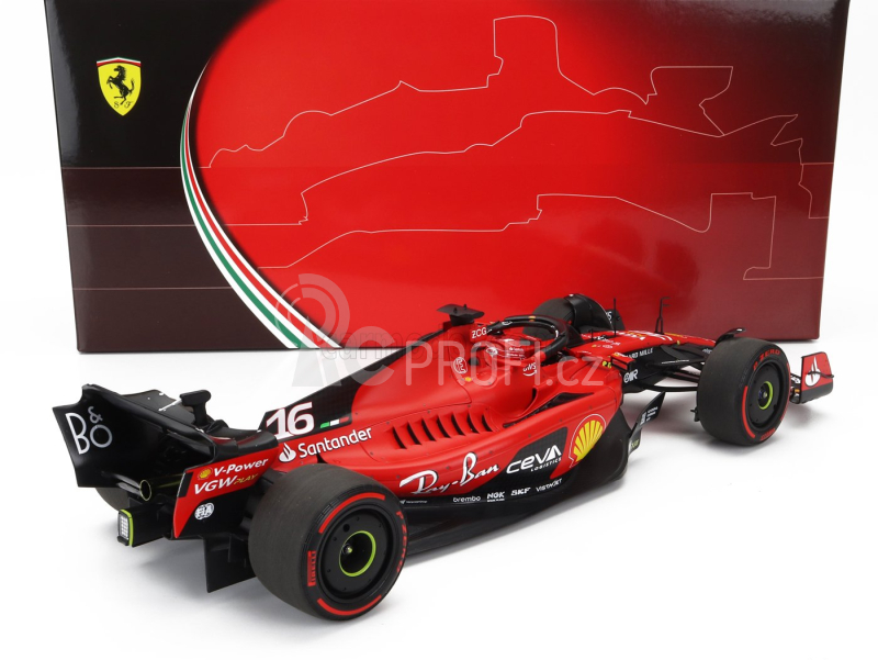 Bbr-models Ferrari F1 Sf-23 Team Scuderia Ferrari N 16 1:18, červená