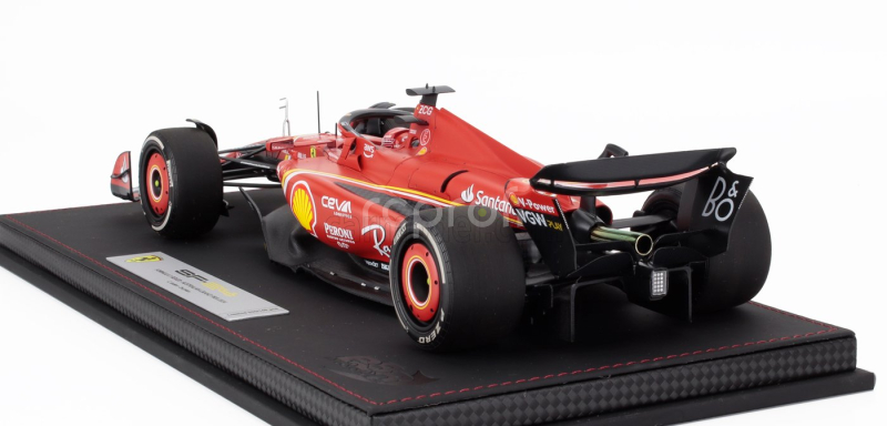 Bbr-models Ferrari F1  Sf-24 Team Scuderia Ferrari N 16 2nd Australian Gp 2024 Charles Leclerc - Con Vetrina - With Showcase 1:18 Červená Černá