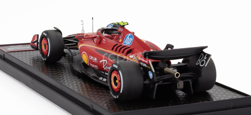 Bbr-models Ferrari F1  Sf-24 Team Scuderia Ferrari N 55 3rd Monaco Gp 2024 Carlos Sainz 1:43 Červená Bílá Žlutá