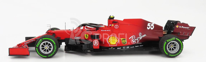 Bbr-models Ferrari F1 Sf21 Team Scuderia Ferrari Mission Winnow N 55 1:18, červená