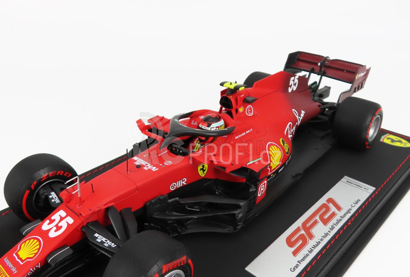Bbr-models Ferrari F1 Sf21 Team Scuderia Ferrari Mission Winnow N 55 1:18, červená
