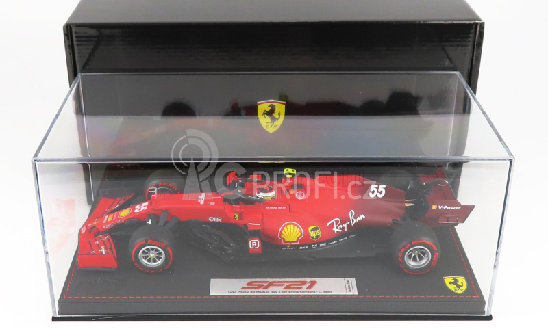 Bbr-models Ferrari F1 Sf21 Team Scuderia Ferrari Mission Winnow N 55 1:18, červená