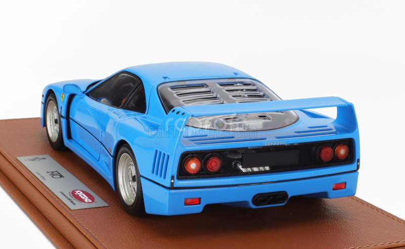 Bbr-models Ferrari F40 1987 - Con Vetrina - With Showcase 1:18 Azzurro - Světle Modrá