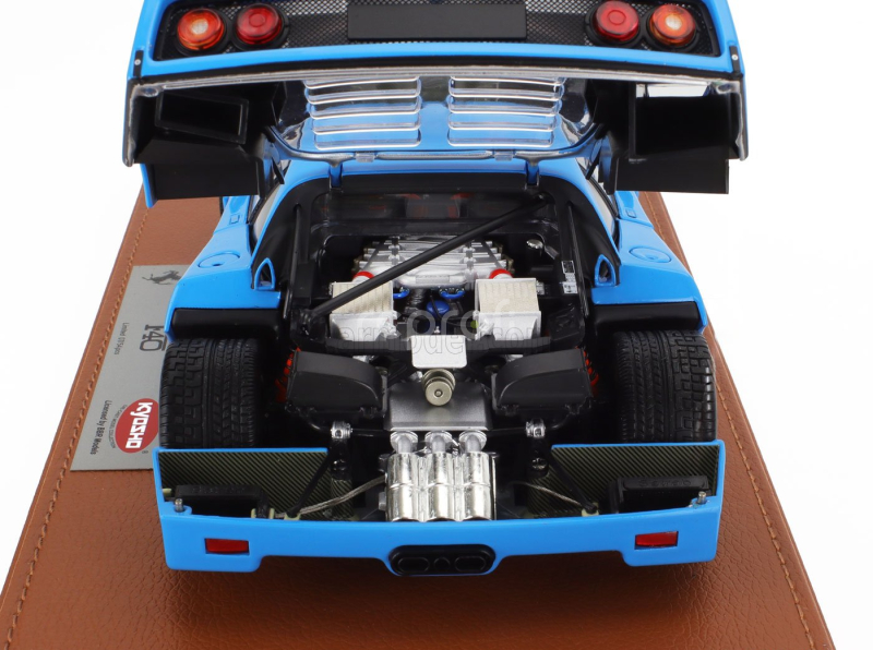 Bbr-models Ferrari F40 1987 - Con Vetrina - With Showcase 1:18 Azzurro - Světle Modrá