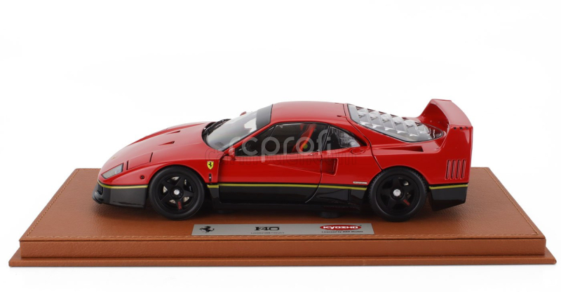 Bbr-models Ferrari F40 1987 - Con Vetrina - With Showcase 1:18 Červená Černá Zlatá