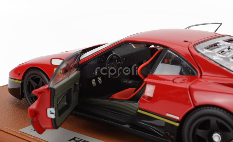 Bbr-models Ferrari F40 1987 - Con Vetrina - With Showcase 1:18 Červená Černá Zlatá