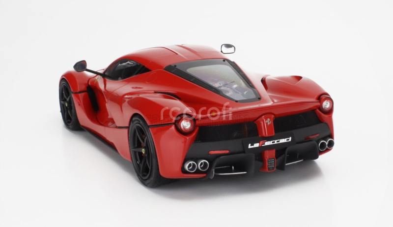 Bbr-models Ferrari Laferrari 2013 - Black Rims 1:18 Rosso Corsa Červená