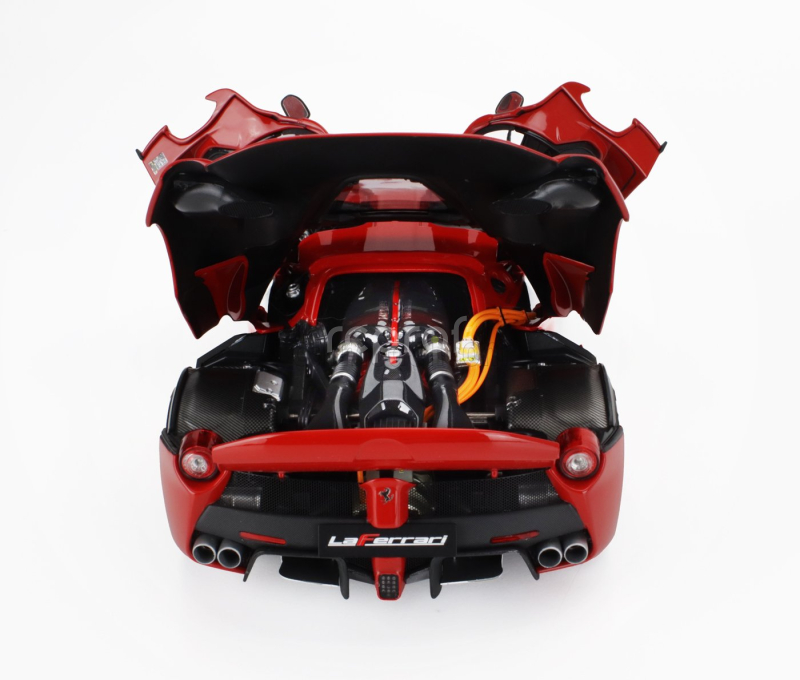 Bbr-models Ferrari Laferrari 2013 - Black Rims 1:18 Rosso Corsa Červená
