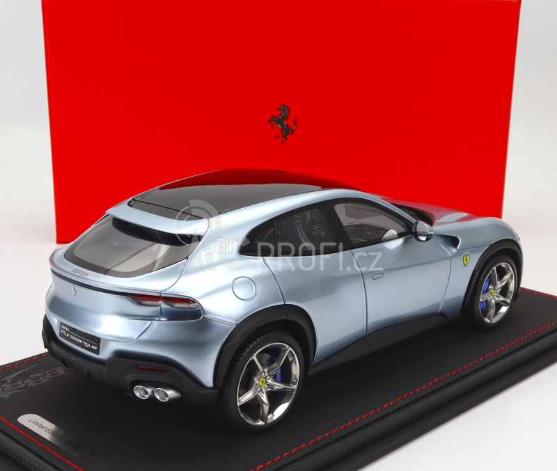 Bbr-models Ferrari Purosangue Suv 2022 1:18, modrošedá