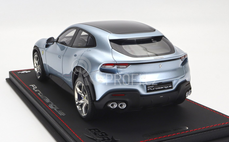 Bbr-models Ferrari Purosangue Suv 2022 1:18, modrošedá