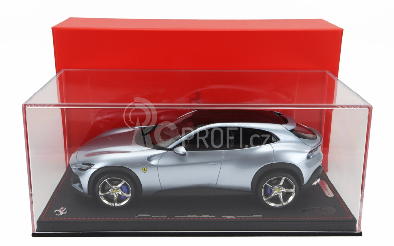 Bbr-models Ferrari Purosangue Suv 2022 1:18, modrošedá