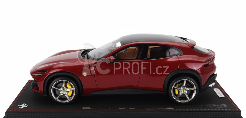 Bbr-models Ferrari Purosangue Suv 2022 - Con Vetrina - With Showcase 1:18 Rosso Mugello - Červený Met