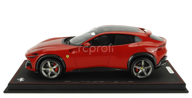 Bbr-models Ferrari Purosangue Suv Panoramic Roof 2022 - Con Vetrina - With Showcase 1:18 Rosso Corsa - Červená