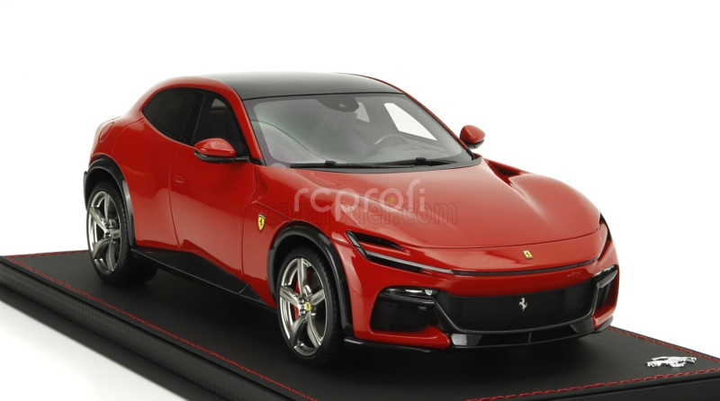 Bbr-models Ferrari Purosangue Suv Panoramic Roof 2022 - Con Vetrina - With Showcase 1:18 Rosso Corsa - Červená
