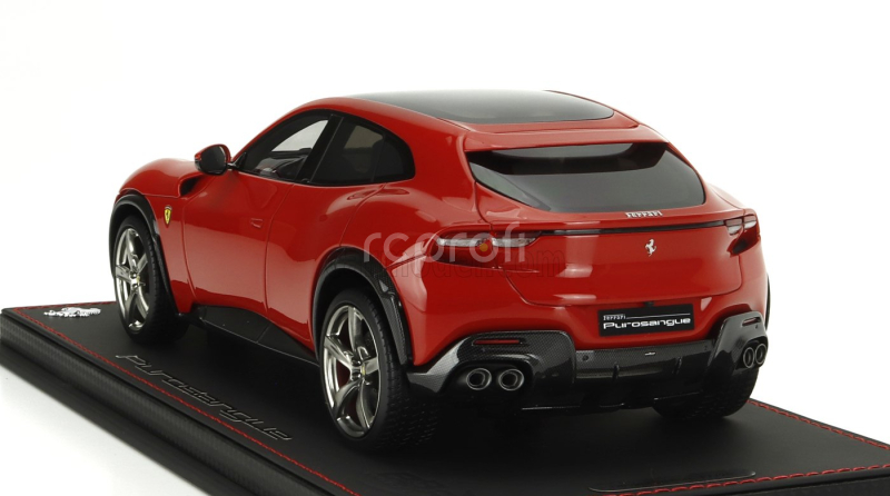 Bbr-models Ferrari Purosangue Suv Panoramic Roof 2022 - Con Vetrina - With Showcase 1:18 Rosso Corsa - Červená