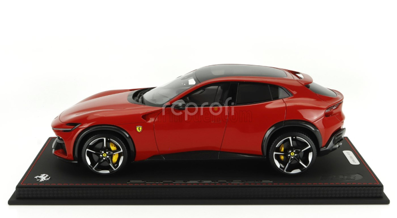 Bbr-models Ferrari Purosangue Suv Panoramic Roof 2022 - Con Vetrina - With Showcase 1:18 Rosso Corsa - Červená