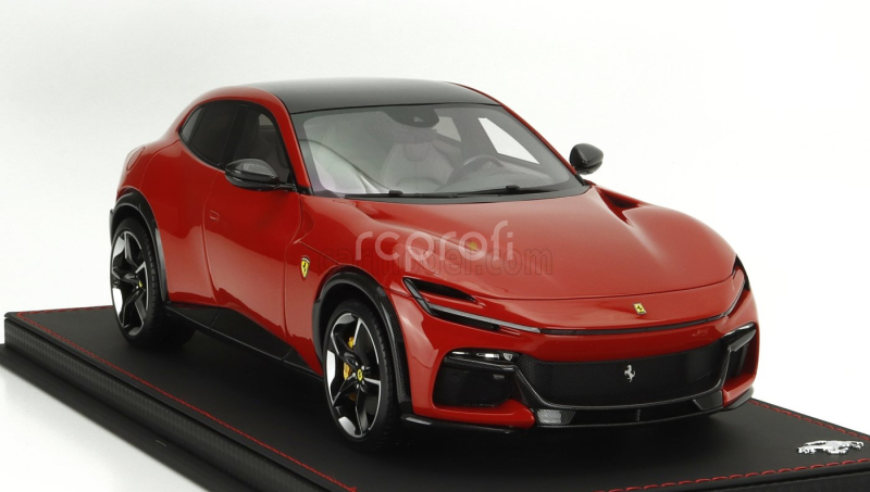 Bbr-models Ferrari Purosangue Suv Panoramic Roof 2022 - Con Vetrina - With Showcase 1:18 Rosso Corsa - Červená